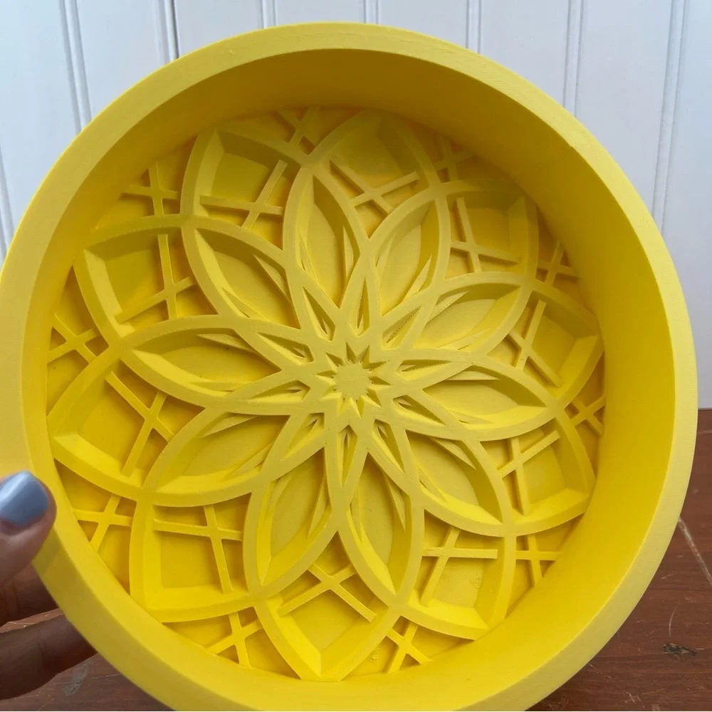 Floral Design Catch All Tray, The Kovi Catch-All Tray with Bottom